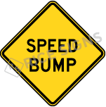 Speed Bump Signs