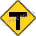 T Intersection Sign