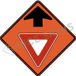 Yield Ahead (symbol) Sign