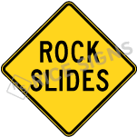 Rock Slides Sign