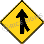 Right Merge Sign