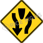 Divided Highway Sign