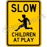 Slow Children At Play Signs
